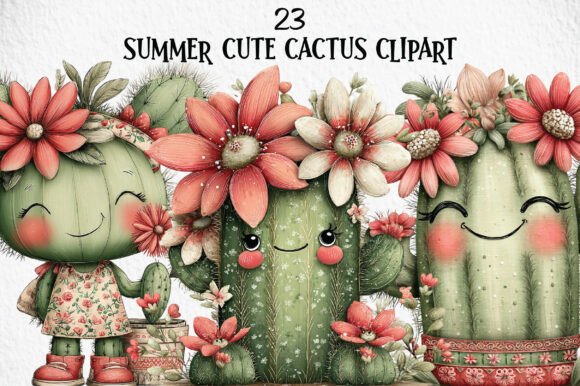 Download Summer Cute Cactus Clipart - Cactus clipart Collection