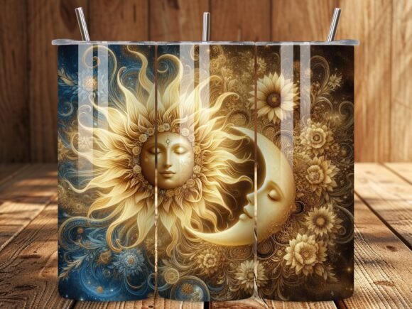 Download Dreamy Moon with Sun Rays and Flowers - Dreamy moon Collection