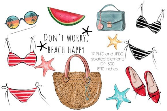 Download Summer Illustrations, Beach Clipart - Summer illustrations Collection