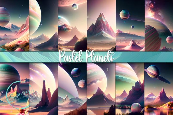 Download Dreamy Moon on Fantasy Planet Background - Dreamy moon Collection